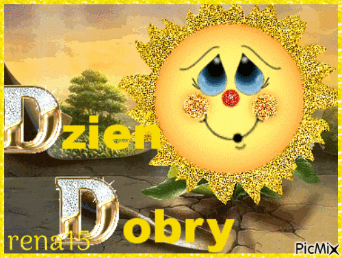DZIEŃ DOBRY - GIF animasi gratis