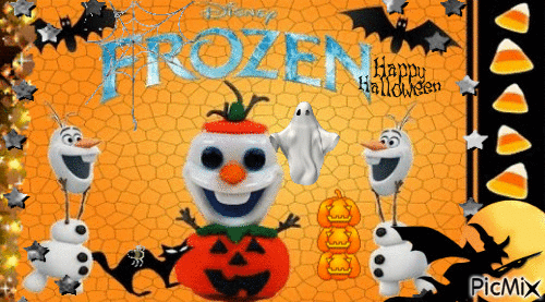 Frozen Halloween 2015 - Безплатен анимиран GIF