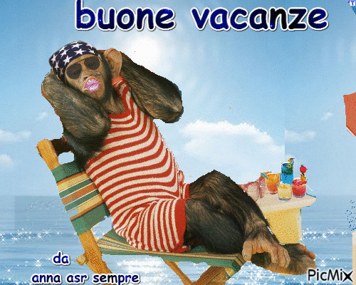 buone vacanze - Animovaný GIF zadarmo