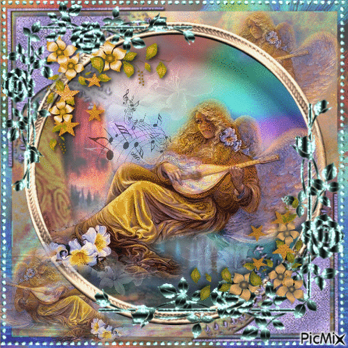 Angel - Artiste Joséphine Wall - GIF เคลื่อนไหวฟรี
