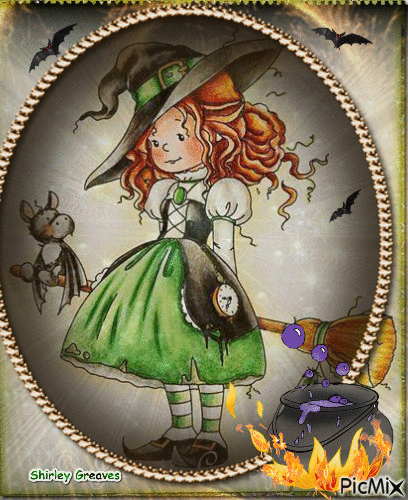Apprentice witch - Free animated GIF