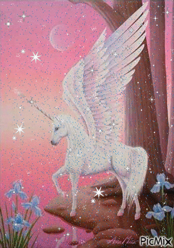 Pegasus Unicorn - Бесплатный анимированный гифка