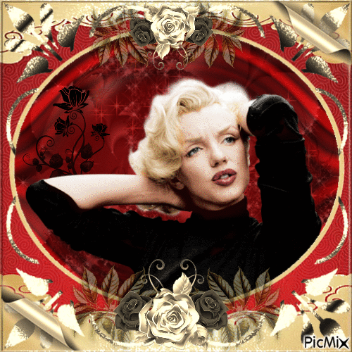 Marilyn Monroe, Actrice américaine - Besplatni animirani GIF