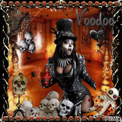 Voodoo Priestess - GIF animé gratuit