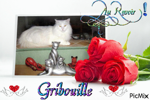 Au "revoir" Gribouille! - GIF animasi gratis