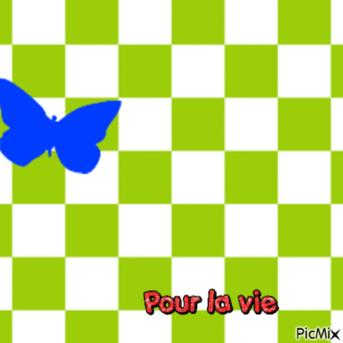 papillon pour la vie ❤️🤘💕 - Nemokamas animacinis gif
