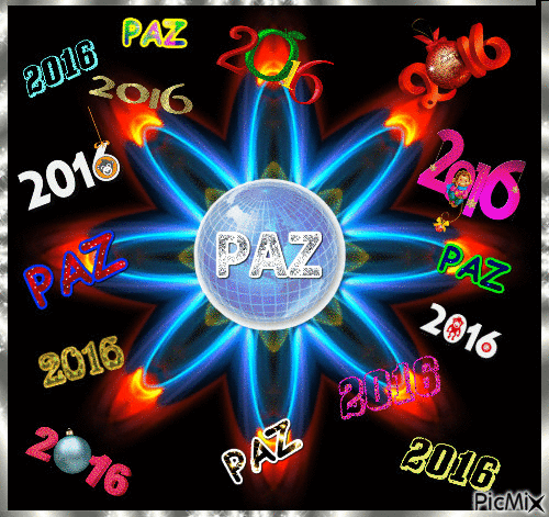 paz em 2016 - GIF animasi gratis