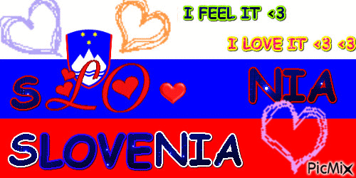 I LOVE SLOVENIA! - Ilmainen animoitu GIF