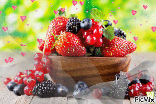 ягоды - GIF animé gratuit