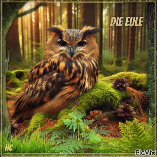 Die Eule - Ücretsiz animasyonlu GIF