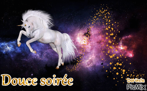 Licorne Céleste - GIF animate gratis