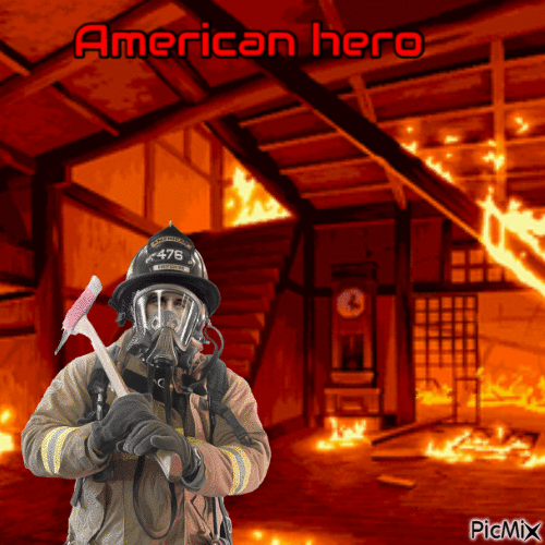 American hero - Free animated GIF