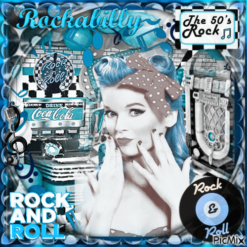 Rockabilly Blues! - Безплатен анимиран GIF