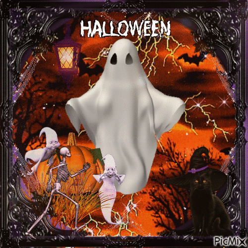 Happy Halloween to all 🎃👻☠️ - Бесплатный анимированный гифка