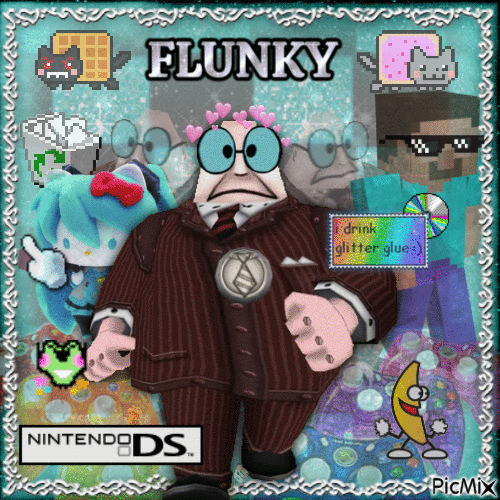 the super awesome flunky picmix - GIF animado grátis