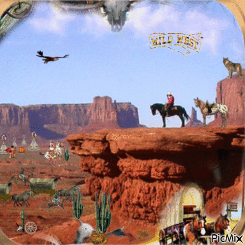 Cowboys - Bezmaksas animēts GIF