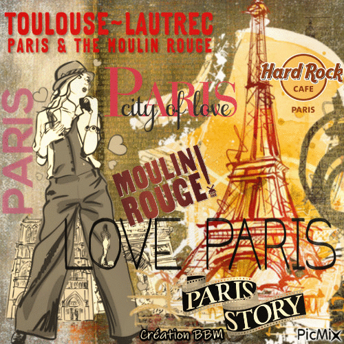 Paris par BBM - GIF animé gratuit
