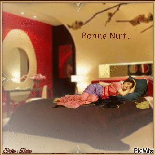 Bonne Nuit - Zdarma animovaný GIF