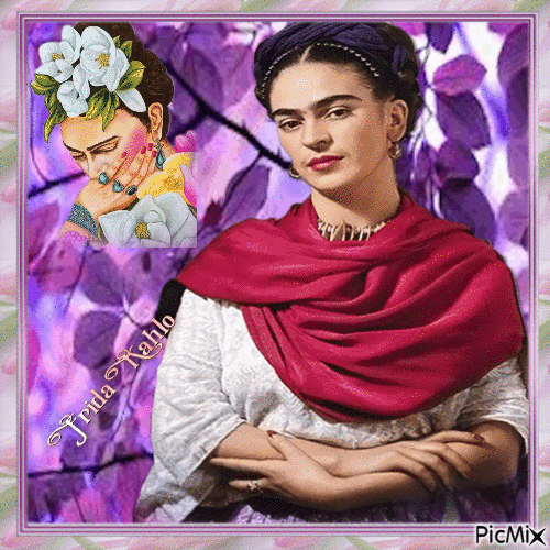 Frida Kahlo - Бесплатный анимированный гифка