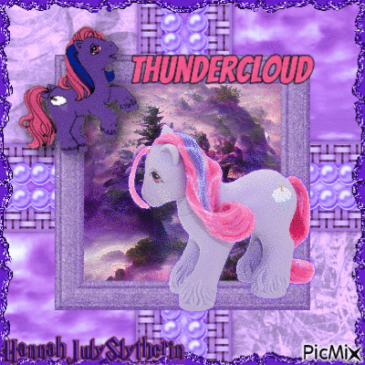 G1 MLP: Thundercloud - GIF animé gratuit