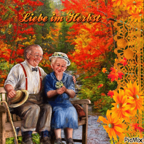 Liebe im Herbst - Ingyenes animált GIF
