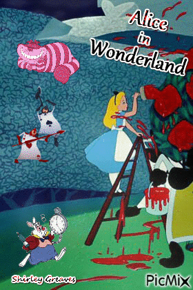 Alice in Wonderland - Besplatni animirani GIF