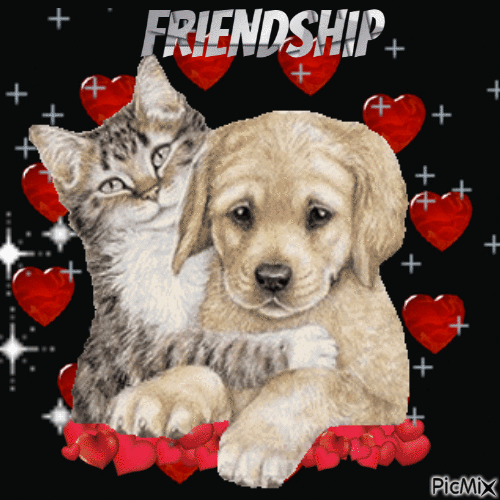 Barátság - Bezmaksas animēts GIF