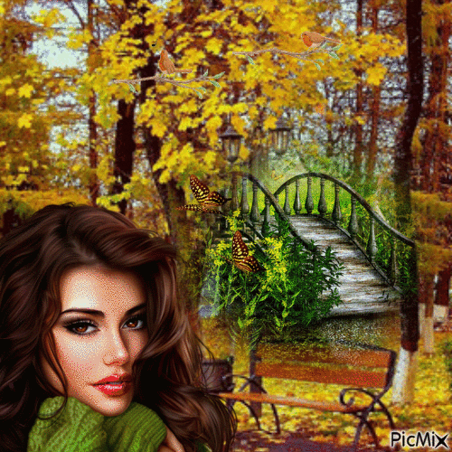 otoño amor - Ingyenes animált GIF