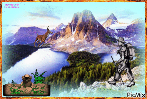 La vie en Montagne - Darmowy animowany GIF