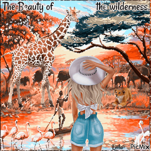 The Beauty of the wilderness - GIF animado grátis