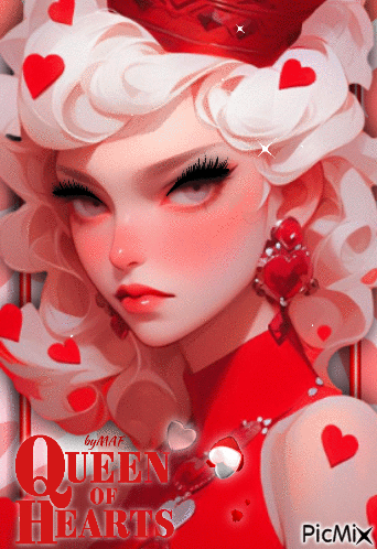 The Queen of Hearts - GIF เคลื่อนไหวฟรี