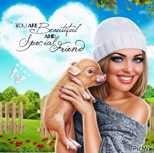 Beautiful and Special Friend - Gratis animerad GIF