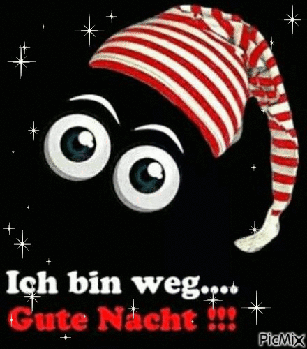 gute nacht - Animovaný GIF zadarmo