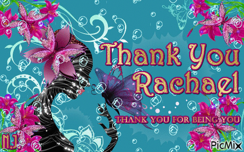 Thank You Rachael - GIF animé gratuit