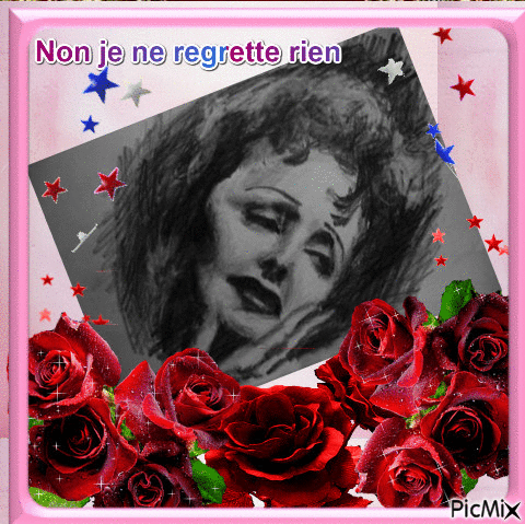 Notre Edith et ses belles chansons - Free animated GIF