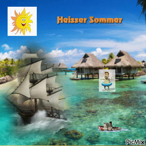 Sommer, été - GIF animate gratis
