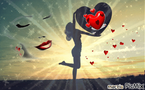 cuore solitario - Zdarma animovaný GIF