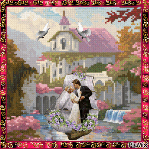 Свадьба - Безплатен анимиран GIF