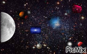 L'espace - Darmowy animowany GIF