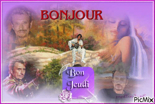 bonjour - Bezmaksas animēts GIF