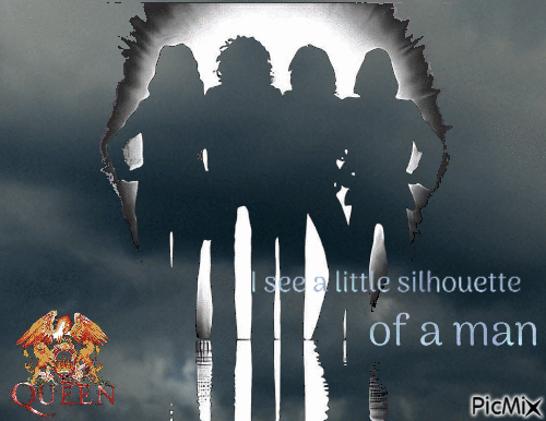Queen silhouette - Bezmaksas animēts GIF