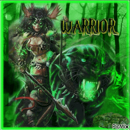 Warrior Woman - Gratis geanimeerde GIF