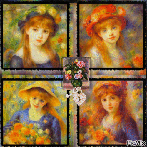 Auguste Renoir - Bezmaksas animēts GIF