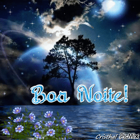 Boa Noite! ╭🍃🌸╯ - Free animated GIF