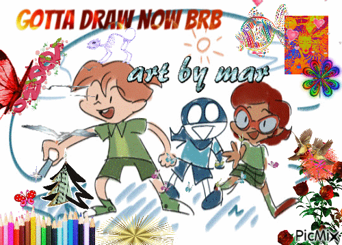 Draw squad! - Free animated GIF