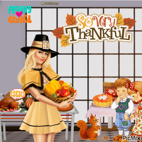 Happy Thanksgiving - Gratis animerad GIF