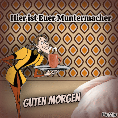 Guten Morgen - Animovaný GIF zadarmo