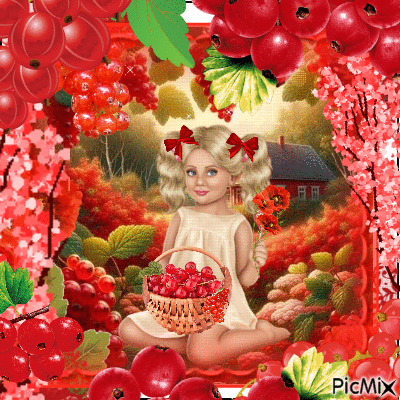 red currant child - Gratis animeret GIF