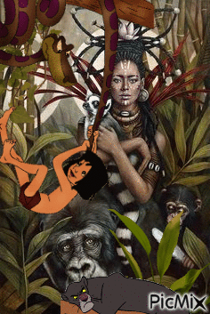 En la selva - Безплатен анимиран GIF