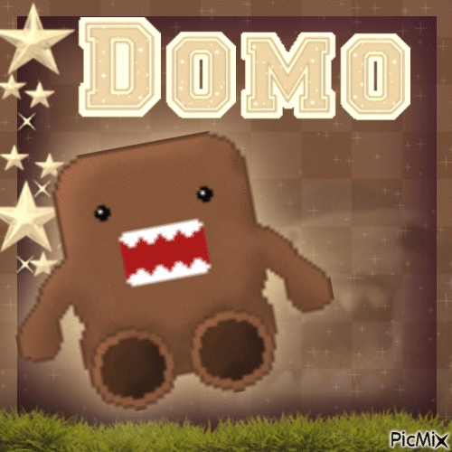 Domo-kun - Darmowy animowany GIF